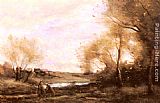 Paul Desire Trouillebert Village Paysans painting